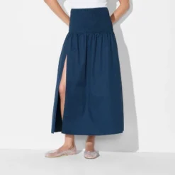 Women's Smocked Waist Maxi Skirt - Wild Fable™