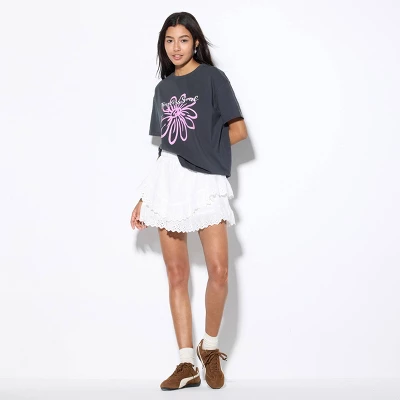 Women's Short Sleeve Boxy Graphic T-Shirt - Wild Fable™ 2 Women's Short Sleeve Boxy Graphic T-Shirt - Wild Fable™ - Image 2