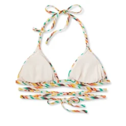 Women's Tie-Front Triangle Bikini Top - Wild Fable™ Multi Striped -Wild Fable™ GUEST 083fcb46 231b 4443 be9a 31bdf4ab2afc