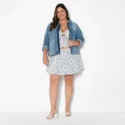 Women's Above Knee Godet Full Skirt - Wild Fable™ Blue Floral -Wild Fable™ GUEST 097e96bb dcaa 490c b1a2 88591ca425c1