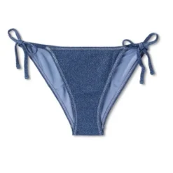 Women's Denim Textured Scoop Front High Leg Cheeky Bikini Bottom - Wild Fable™ Denim Blue 11 Women's Denim Textured Scoop Front High Leg Cheeky Bikini Bottom - Wild Fable™ Denim Blue -Wild Fable™ GUEST 0fe1be0a 289e 4316 b9d2 4f60256d767b