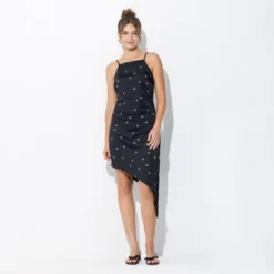 Women's Asymmetrical Hem Mini Dress - Wild Fable™ Black Bow -Wild Fable™ GUEST 1075c9c2 f75a 4e5d aee6 947ae9d12171