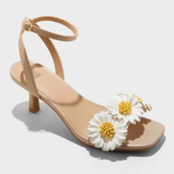 Women's Brianna Daisy Ankle Strap Heels - Wild Fable™ Beige 7 Women's Brianna Daisy Ankle Strap Heels - Wild Fable™ Beige -Wild Fable™ GUEST 107623da 0e46 4229 b76c 95f13fcc182a