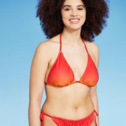 Women's Triangle Bikini Top - Wild Fable™ Orange Ombre Print -Wild Fable™ GUEST 19cce871 85ff 4a29 ba29 8642d2744b79