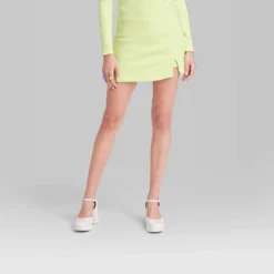 Women's High-Rise Bodycon Mini Skort - Wild Fableā¢