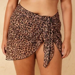 Women's Mesh Cover Up Sarong - Wild Fable™ Leopard Print -Wild Fable™ GUEST 1dc96893 9ffb 4820 bf04 b67572d1259b