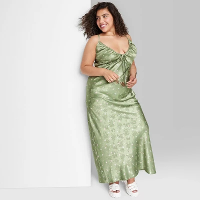Women's Satin Slip Maxi Dress - Wild Fable™ 5 Women's Satin Slip Maxi Dress - Wild Fable™ - Image 5