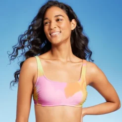 Women's Bralette Bikini Top - Wild Fable™ Pink/Orange/Yellow Tie-Dye 14 Women's Bralette Bikini Top - Wild Fable™ Pink/Orange/Yellow Tie-Dye -Wild Fable™ GUEST 220b0ed0 8663 455d ab56 e1feadb68ecd