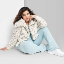 Women's Faux Fur Bomber Jacket - Wild Fable™ -Wild Fable™ GUEST 244a4216 d870 44b5 86ea 5b414e311b41