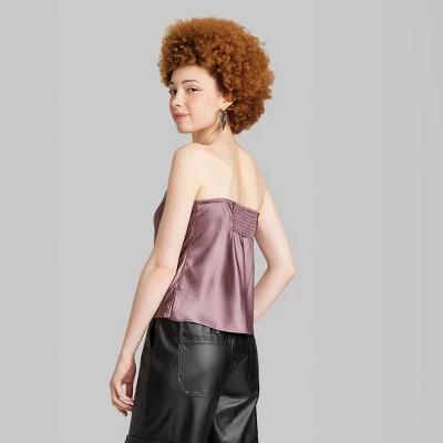 Women's Satin Tube Top - Wild Fable™ 2 Women's Satin Tube Top - Wild Fable™ - Image 2