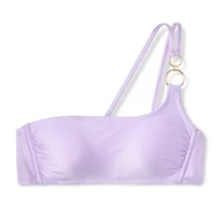 Women's Ring Detail One Shoulder Bralette Bikini Top - Wild Fable™ Shiny Light Purple 11 Women's Ring Detail One Shoulder Bralette Bikini Top - Wild Fable™ Shiny Light Purple -Wild Fable™ GUEST 26e04bce 19ee 473f a00b 3c7e245e6628