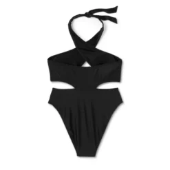 Women's Cross Front Halter One Piece Swimsuit - Wild Fable™ -Wild Fable™ GUEST 2704cf92 6417 4a90 9b68 7e7fc50b6764