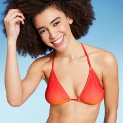 Women's Triangle Bikini Top - Wild Fable™ Orange Ombre Print -Wild Fable™ GUEST 2d950af7 aaee 436b a906 d3e54bd7fa14