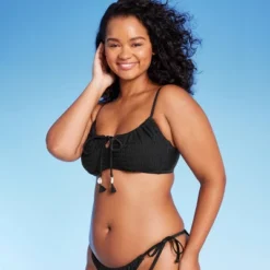 Women's Crochet Tie-Front Bralette Bikini Top - Wild Fable™ -Wild Fable™ GUEST 30a4b4b6 4b8d 446b 8642 53366a3b2dda