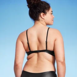 Women's Faux Leather Bralette Bikini Top - Wild Fable™ Black -Wild Fable™ GUEST 37345f3f 3f19 4b3d b931 6b609a85af41