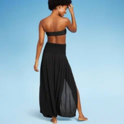 Women's Smocked High Slit Convertible Cover Up Dress - Wild Fable™ -Wild Fable™ GUEST 37a96766 2dd3 4057 98ef caf52b53bfad