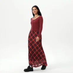 Women's Knit Button-Front Cardigan - Wild Fable™ Dark Red -Wild Fable™ GUEST 3acd682e 5d5f 4f2d 9e67 18c84828d181