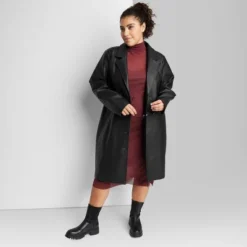 Women's Faux Leather Trench Coat - Wild Fable™ -Wild Fable™ GUEST 3c6b2bd6 36ec 4299 97b2 6e023a1ec87b