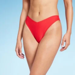 Women's Low-Rise Super Cheeky Extra High Leg Bikini Bottom - Wild Fable™ Red -Wild Fable™ GUEST 3fa959bf c9f4 4211 bffc 4fc9dedca151