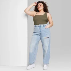 Women's High-Rise 90's Relaxed Slashed Straight Jeans - Wild Fable™ Light Wash 7 Women's High-Rise 90's Relaxed Slashed Straight Jeans - Wild Fable™ Light Wash -Wild Fable™ GUEST 40412feb cf46 4ffc 8d44 02e1b641df60