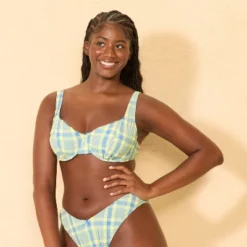 Women's Textured Plaid Underwire Bikini Top - Wild Fable - Blue/Yellow 7 Women's Textured Plaid Underwire Bikini Top - Wild Fable - Blue/Yellow -Wild Fable⢠GUEST 4164bcb5 c326 433a 88ae 3b5c854cd111