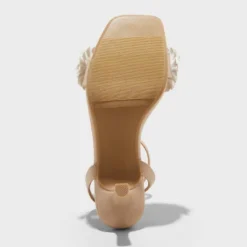 Women's Brianna Daisy Ankle Strap Heels - Wild Fable™ Beige 6 Women's Brianna Daisy Ankle Strap Heels - Wild Fable™ Beige -Wild Fable™ GUEST 458173ed 3ea9 497e 9505 891998bbb011