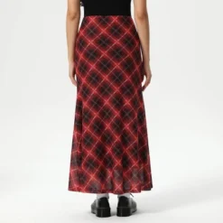 Women's Slight Fishtail Mesh Skirt - Wild Fable™ Red Plaid -Wild Fable™ GUEST 4c8fda72 11ed 4cce 8f8c 8b946454aa58