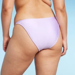 Women's Side Tab High Leg Cheeky Bikini Bottom - Wild Fable™ Shiny Light Purple -Wild Fable™ GUEST 4de1aa94 5187 469d a08d f22f0aed7987