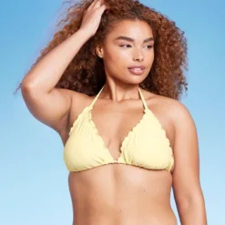 Women's Ruffle Triangle Bikini Top - Wild Fable™ -Wild Fable™ GUEST 528d9b12 a1f4 448f a09b 53244495bb60