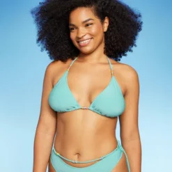 Women's Beaded Strap Triangle Bikini Top - Wild Fable™ -Wild Fable™ GUEST 56af6eaf 120f 4f04 aa91 960f10cdf95a