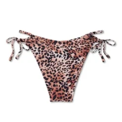 Women's Cut Out Strappy Side-Tie Extra High Leg Extra Cheeky Bikini Bottom - Wild Fable™ Multi Animal Print -Wild Fable™ GUEST 57b895c5 1c66 4235 b13c 7315aa129eb1