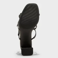 Women's Asterin Triple Buckle Heels With Memory Foam Insole - Wild Fable™ Black -Wild Fable™ GUEST 5941fe37 c7be 419f a51d f514678f433d