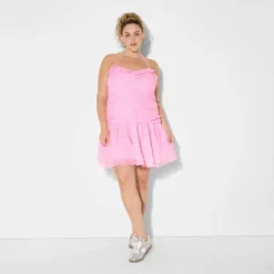 Women's Ruched Drop Waist Mini A-Line Dress - Wild Fable™ Pink 7 Women's Ruched Drop Waist Mini A-Line Dress - Wild Fable™ Pink -Wild Fable™ GUEST 5963fb45 59a7 4ff6 9790 57db5ccb327c