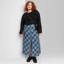 Women's Button-Front Printed Midi Skirt - Wild Fable™ -Wild Fable™ GUEST 5b978f5e a531 4a43 a1c0 241fdd91cb7a