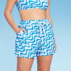 Women's 5" Board Swim Shorts - Wild Fable™ Multi Blue Swirl Print -Wild Fable™ GUEST 5ed15651 f9ed 4ba0 867b 677e760ad423