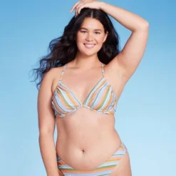 Women's Underwire Bikini Top - Wild Fable™ Multi Lurex Striped -Wild Fable™ GUEST 5fa61f57 c216 438b 84c4 9bb5b1f6bec5