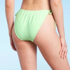 Women's Adjustable Coverage Side-Tie Bikini Bottom - Wild Fable™ Light Green
