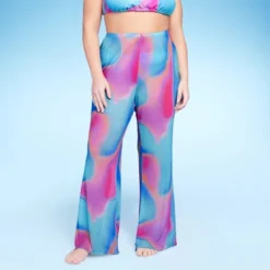 Women's Mesh Cover Up High Waist Flare Pants - Wild Fable™ -Wild Fable™ GUEST 62cc8c9e 0499 4d88 9f42 fef4e11b87db