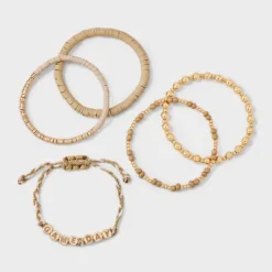 Game Day Bracelet Set 5pc - Wild Fable™ -Wild Fable™ GUEST 664fc0ba 6285 46d6 aa52 700b5bf3d3cd