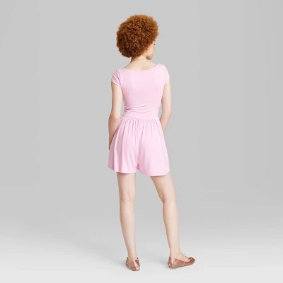 Women's Short Sleeve Knit Romper - Wild Fable™ 2 Women's Short Sleeve Knit Romper - Wild Fable™ - Image 2
