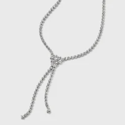 Crystal Y-Necklace - Wild Fable™ Silver -Wild Fable™ GUEST 6d66c7e9 3807 48e4 b462 8500bbd3a0e3