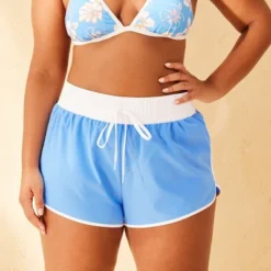 Women's Mid-Rise Drawstring Board Shorts - Wild Fable™ Blue/White 6 Women's Mid-Rise Drawstring Board Shorts - Wild Fable™ Blue/White -Wild Fable™ GUEST 6e64b862 3d9a 4d2c 822f 52242e75f5e7