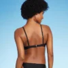 Women's Low Coverage Mini Bralette Bikini Top - Wild Fable™ Black