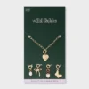 Build Your Own Heart And Butterfly Charm Necklace - Wild Fable™ Gold