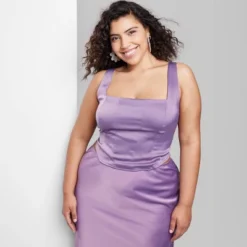 Women's Satin Corset Tank Top - Wild Fable™ -Wild Fable™ GUEST 7150ab7f 29a9 4669 8c38 91e528c41c19