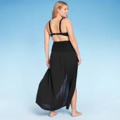 Women's Smocked High Slit Convertible Cover Up Dress - Wild Fable™ -Wild Fable™ GUEST 71e69acc f76c 453e 963d ab9008bfef16