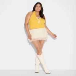 Women's High-Rise Bloomer Shorts - Wild Fable™ Cream -Wild Fable™ GUEST 71f46bec 5bee 4ca7 8f41 29e5e05c3209