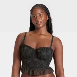 Women's Ruffle Lace Corset - Wild Fable™ -Wild Fable™ GUEST 76b97666 2b33 4c99 bad1 32bbff29c46c