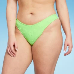 Women's Terry Textured High Leg Cheeky Bikini Bottom - Wild Fable™ Green 14 Women's Terry Textured High Leg Cheeky Bikini Bottom - Wild Fable™ Green -Wild Fable™ GUEST 773cbfcc 762f 455c 95a0 170d0f037e11