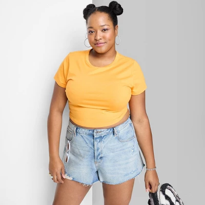 Women's High-Rise Cutoff Jean Shorts - Wild Fable™ 5 Women's High-Rise Cutoff Jean Shorts - Wild Fable™ - Image 5